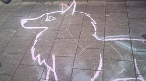 courtesy http://wolvenwelp.deviantart.com/art/wolf-head-street-art-391181429